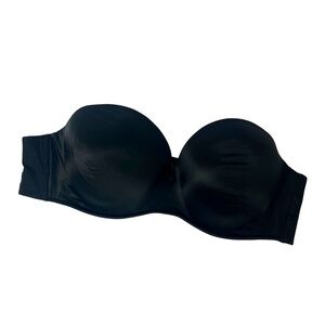 Cacique Women’s Black Strapless Bra 42C